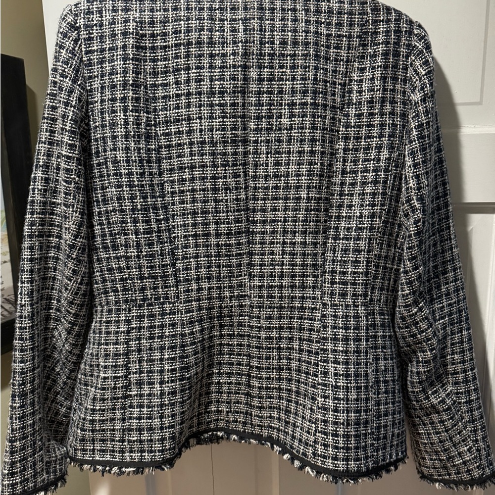 WHBM Black and White Tweed Jacket - Picture 2 of 5
